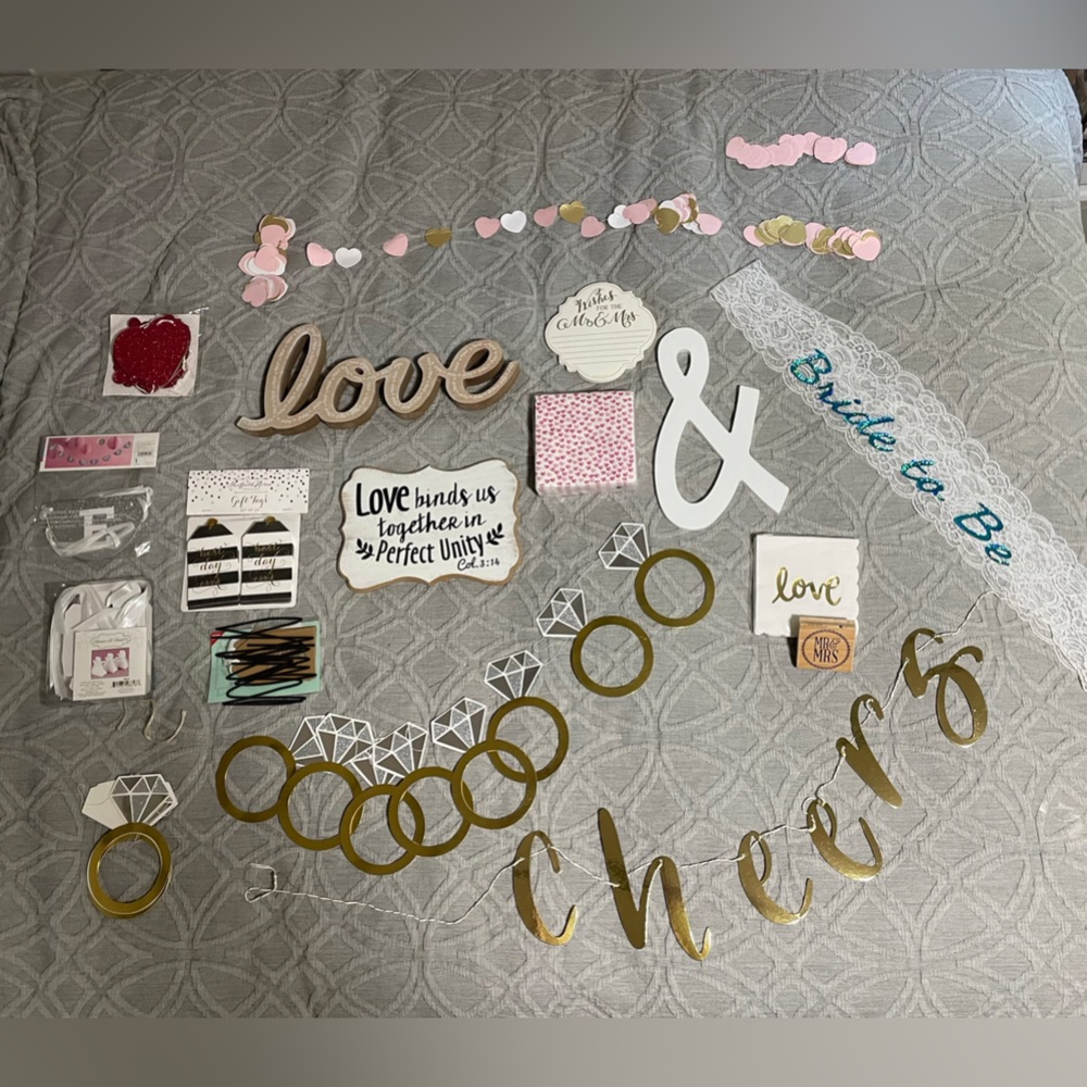 Wedding Shower Decor / Bridal Shower Lot